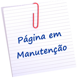 pagina em manutenção